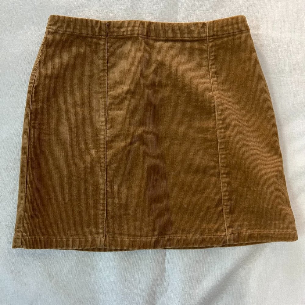 Forever 21 Mini Pencil Skirt Size S Beige/Brown